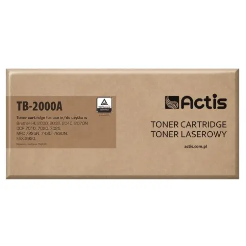 Toner TB-2000A Czarny do drukarek Brother (Zamiennik Brother TN-2000) [2.5k]