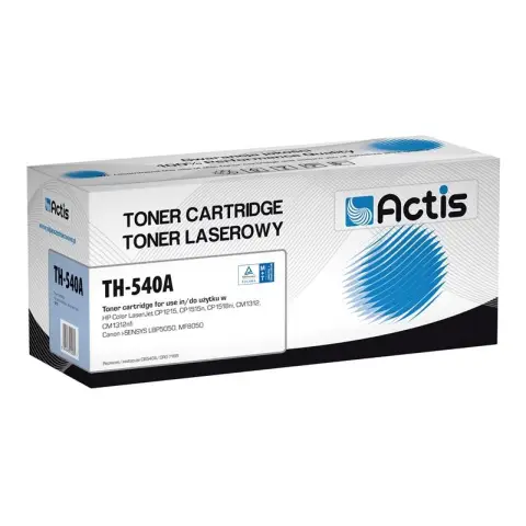 Toner ACTIS TH-540A (zamiennik HP 125A CB540A, Canon CRG-716B; Standard; 2400 stron; czarny)-3527553