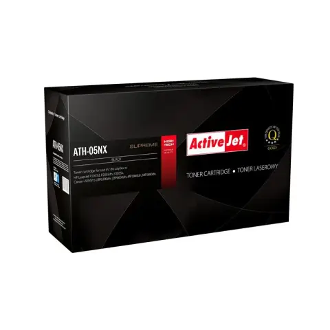 Activejet ATH-05NX Toner (zamiennik HP 05X CE505X, Canon CRG-719H; Supreme; 6500 stron; czarny)-3549689