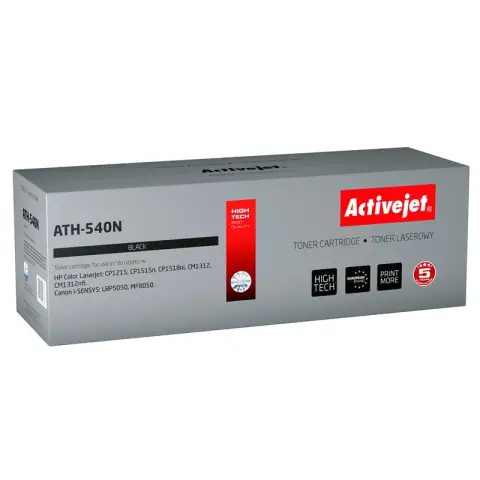 Activejet ATH-540N Toner (zamiennik HP 125A CB540A, Canon CRG-716B; Supreme; 2400 stron; czarny)