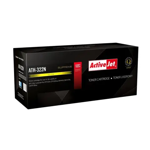Activejet ATH-322N Toner (zamiennik HP 128A CE322A; Supreme; 1300 stron; żółty)-3549709