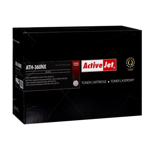 Activejet ATH-360NX Toner (zamiennik HP 508X HP508X CF360X; Supreme; 12500 stron; czarny)-3549773