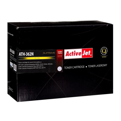 Activejet ATH-362N Toner (zamiennik HP 508A HP508A CF362A; Supreme; 5000 stron; żółty)-3549777