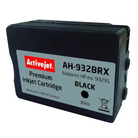 Activejet AH-932BRX Tusz (zamiennik HP 932XL CN053AE; Premium; 30 ml; czarny)-3584402