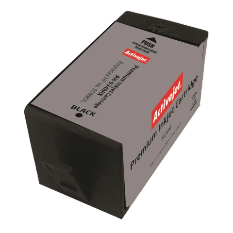 Activejet AH-934BRX Tusz (zamiennik HP 934XL C2P23AE; Premium; 50 ml; czarny)-3584423