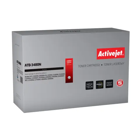 Activejet ATB-3480N Toner (zamiennik Brother TN-3480; Supreme; 8000 stron; czarny)