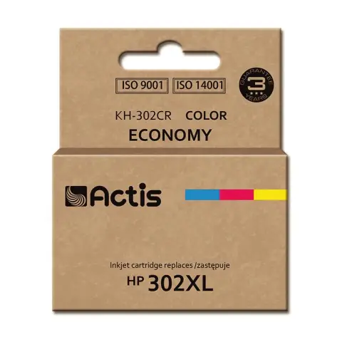 Tusz ACTIS KH-302CR (zamiennik HP 302XL F6U67AE; Premium; 21 ml; kolor)-3584657