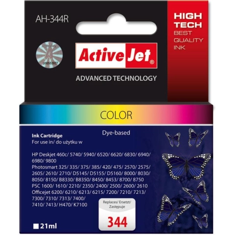 Activejet AH-344R Tusz (zamiennik HP 344 C9363EE; Premium; 21 ml; kolor)-3652843