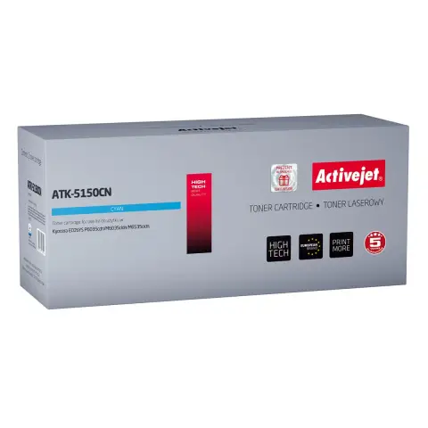 Toner Activejet ATK-5150CN (zamiennik Kyocera TK-5150C; Supreme; 10 000 stron; niebieski)