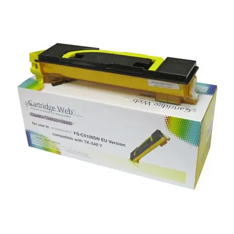Toner CW-K540YN Yellow do drukarki Kyocera (Zamiennik Kyocera TK-540Y) [4k]