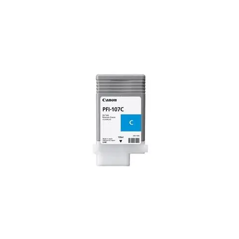 Tusz Canon PFI-107C Cyan do drukarek (Oryginalny) [130ml]