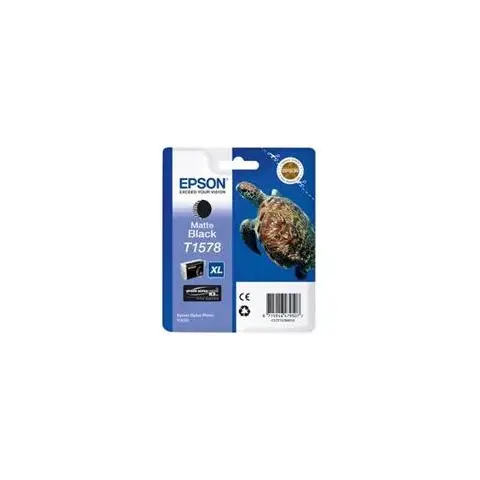Tusz Epson T1578 Matte Black do drukarek (Oryginalny) [25.9ml]