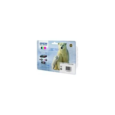 Zestaw tuszy Epson T2636 CMYK do drukarek (Oryginalny) 4-Pack