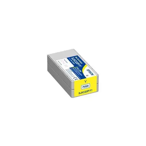Tusz Epson SJIC22P(Y) Yellow do drukarek (Oryginalny) [32.5ml]