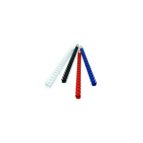 Fellowes grzbiet plastikowy okrągły 14mm czarny | 100szt.