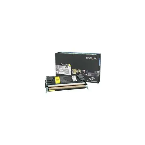 Toner Lexmark C5200YS Yellow do drukarek (Oryginalny) [3k]