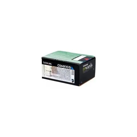 Toner Lexmark C544X1CG Cyan do drukarek (Oryginalny)