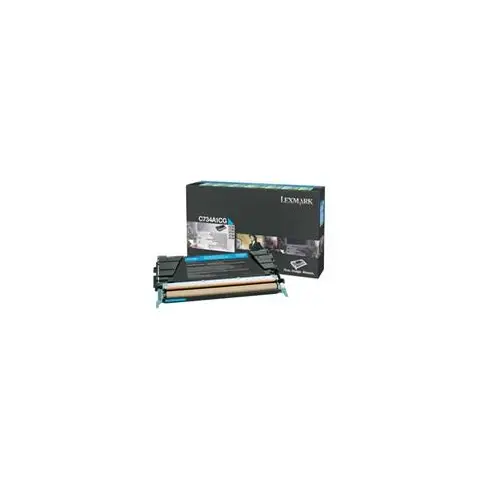 Toner Lexmark C734A1CG Cyan do drukarek (Oryginalny)