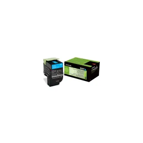 Toner Lexmark 80C20C0 Cyan do drukarek (Oryginalny) [1k]