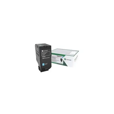 Kaseta z tonerem Lexmark 73B20C0 do CS827de | zwrotny | 15 000 str. | cyan