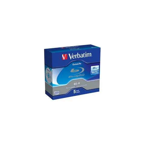 Verbatim BluRay BD-R  | 25 GB | x6 | 5 szt.|  SINGLE LAYER DATALIFE-3833236