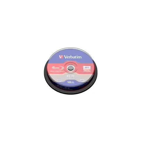 Verbatim BluRay BD-RE  | 25 GB | x2 | 10 szt.| SINGLE LAYER-3833275