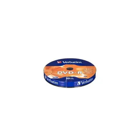Verbatim DVD-R | 4,7 GB | x16 | 10 szt.| Matt Silver-3833280