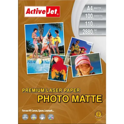 Activejet AP4-110M100L Papier fotograficzny matowy (A4; 100 szt.)-3901466