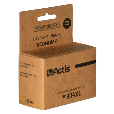 Actis KH-304BKR Tusz (zamiennik HP 304XL N9K08AE; Premium; 20 ml; czarny)-4076441