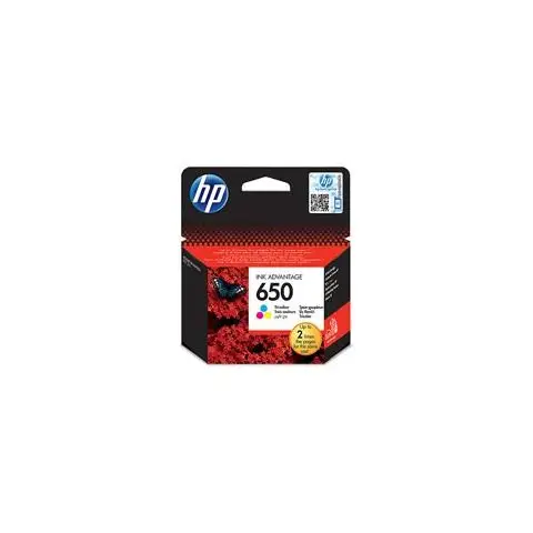 HP 650 Kolor / CZ102AE - Tusz kolorowy do HP Deskjet Ink Advantage 1015, 1515, 2515, 2545, 3515, 4645