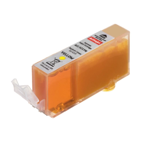 Activejet ACC-521YN Tusz  (zamiennik Canon CLI-521Y; Supreme; 10 ml; żółty)-4173906