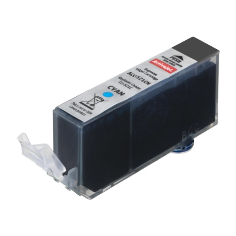Activejet ACC-521CN Tusz (zamiennik Canon CLI-521C; Supreme; 10 ml; niebieski)-4182719