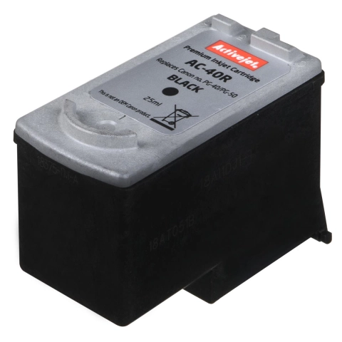 Activejet AC-40R Tusz (zamiennik Canon PG-40; Premium; 25 ml; czarny)-4182778
