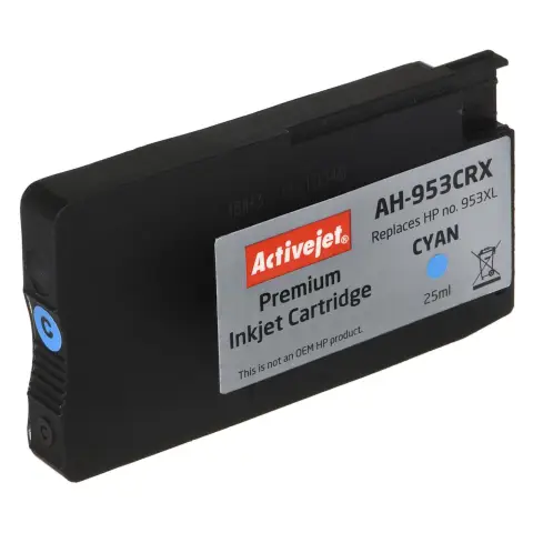 Tusz Activejet AH-953CRX (zamiennik HP 953XL F6U16AE; Premium; 25 ml; niebieski)-4207818