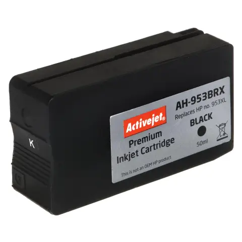 Tusz Activejet AH-953BRX (zamiennik HP 953XL L0S70AE; Premium; 50 ml; czarny)-4207867