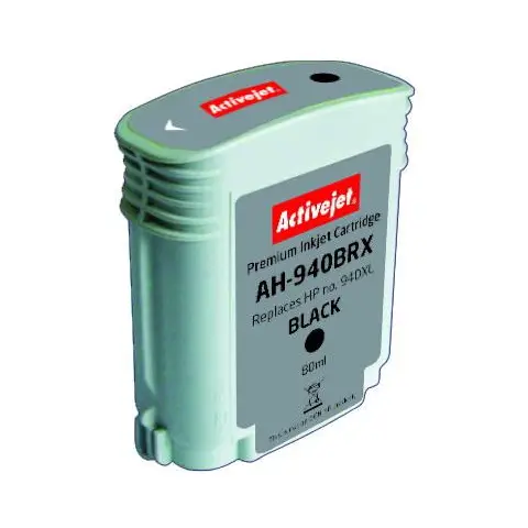 Activejet AH-940BRX Tusz (zamiennik HP 940XL C4906AE; Premium; 80 ml; czarny)-4218402