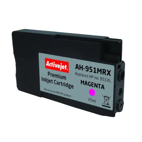 Tusz Activejet AH-951MRX (zamiennik HP 951XL CN047AE; Premium; 25 ml; czerwony)-4218432