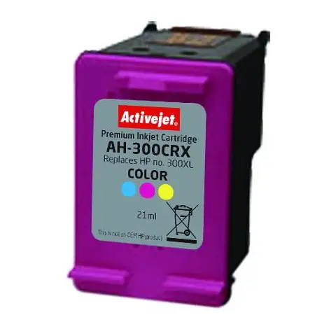Activejet AH-300CRX Tusz (zamiennik HP 300XL CC644EE; Premium; 21 ml; kolor)-4218440