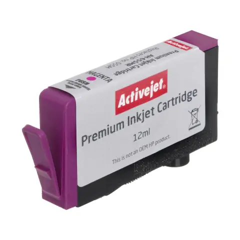 Activejet AH-655MR Tusz (zamiennik HP 655 CZ111AE; Premium; 12 ml; czerwony)-4218465