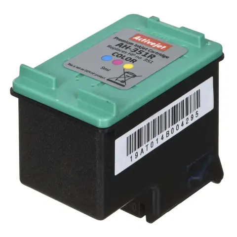 Tusz Activejet AH-351R (zamiennik HP 351 CB337EE; Premium; 9 ml; kolor)-4226978