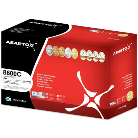 Toner cyan do OKI C8600, C8800 - Zamiennik OKI 43487711