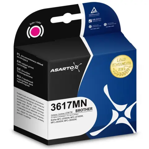 Tusz magenta do Brother MFC-J2330, MFC-J2730, MFC-J3530, MFC-J3930 - Zamiennik LC3617M