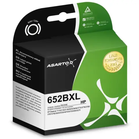HP 652 czarny zamiennik - Tusz do HP Deskjet Ink Advantage 1115, 2135, 2136, 3775, 3785, 3635, 3835, 4535, 4675
