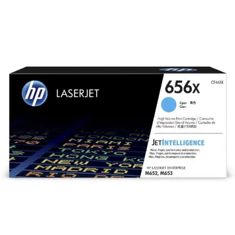 Toner HP 656X do 	Color LaserJet Enterprise M652/M653 | 22 000 str. | cyan-4394320