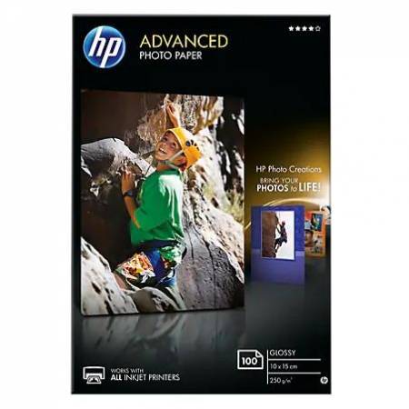 Papier HP Advanced Glossy Photo | 250g | 10x15cm błyszczący | 100ark-4406726