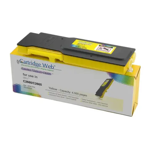 Toner CW-D2660YN Yellow do drukarek Dell (Zamiennik Dell 593-BBBR) [4k]