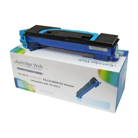 Toner CW-K540CN Cyan do drukarki Kyocera (Zamiennik Kyocera TK-540C) [4k]