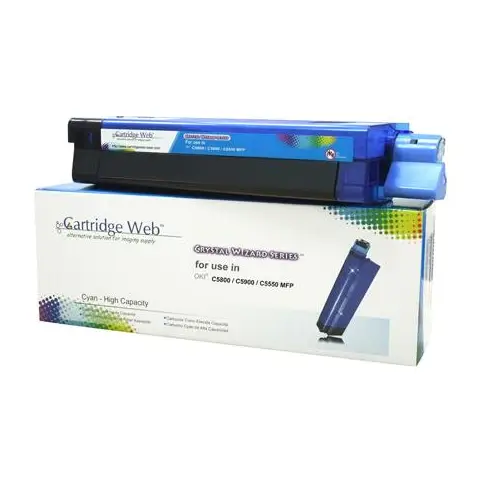 Toner CW-O5800CN Cyan do drukarek OKI (Zamiennik OKI 43324423) [5k]