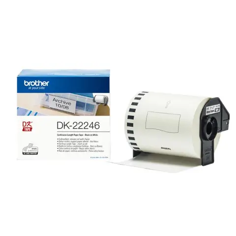 Etykieta Brother 103mm x 30,48m czarny nadruk na białym tle-4452980