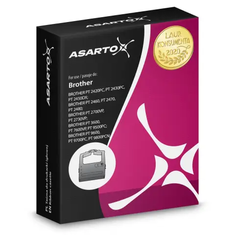 TaĹ›ma Asarto do Brother TZE251 | 2420/2470/9500/E550 | BK/WT